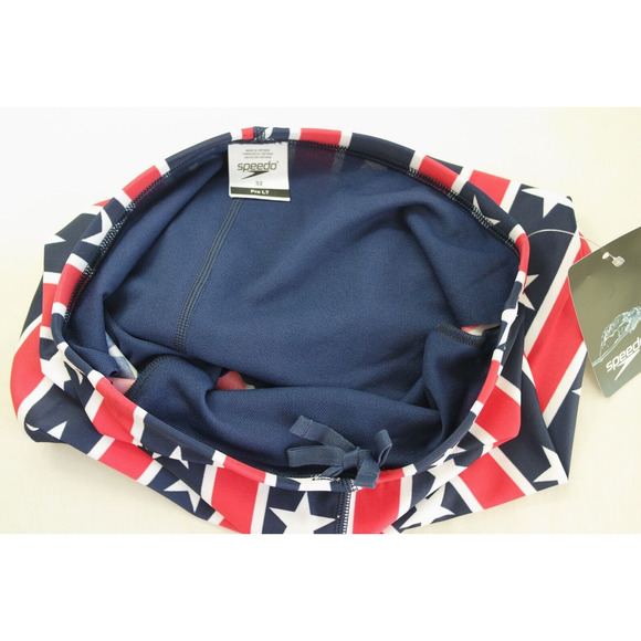 Speedo Men's Jammer Swimsuit 32 Red White Blue Star Lane ProLT Fabric MSRP$33 - Picture 6 of 8